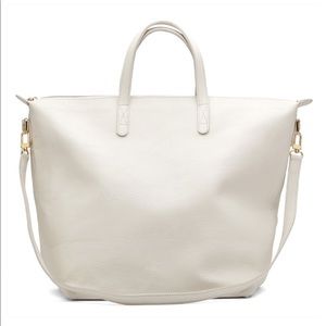 Cuyana Oversized Carryall Tote in Cream